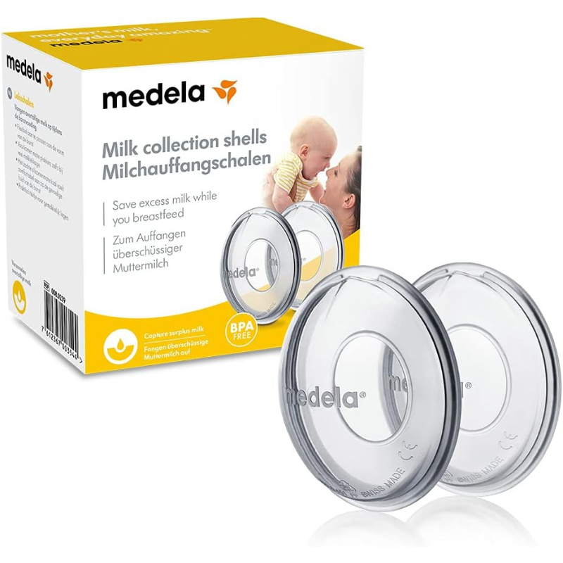 Medela Lot de 2 coquilles recueil lait Silicone