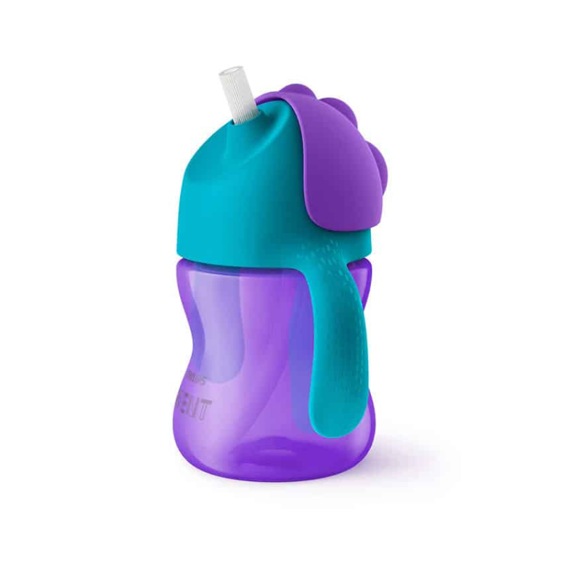 Philips Avent Tasse Paille 9m+ Violet