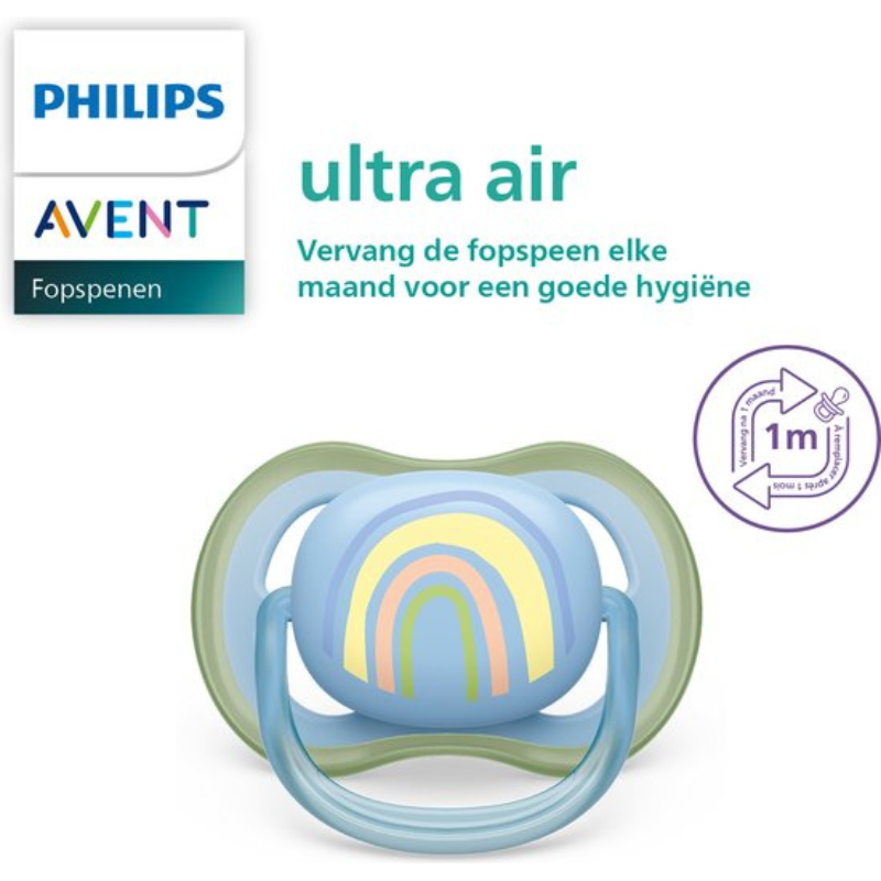Philips Avent Sucette Ultra Air - 0 à 6 mois - Lot de 2