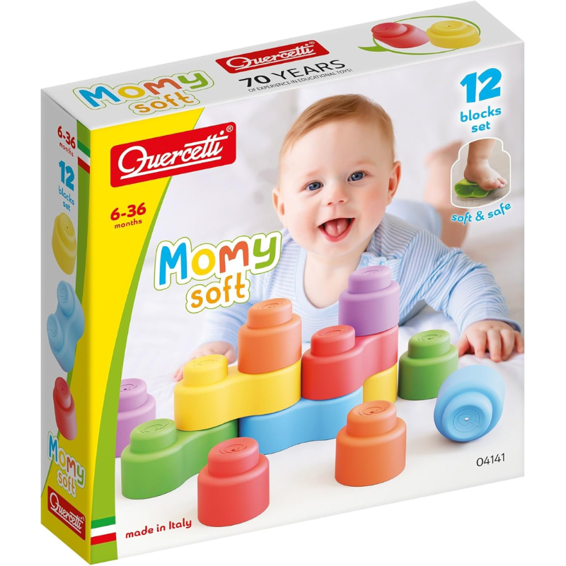 Quercetti Leggo Soft 12 Pièces - 6M+