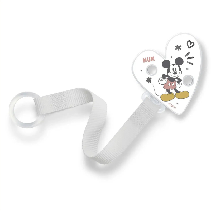 Nuk Attache-sucette tissu Mikey gris
