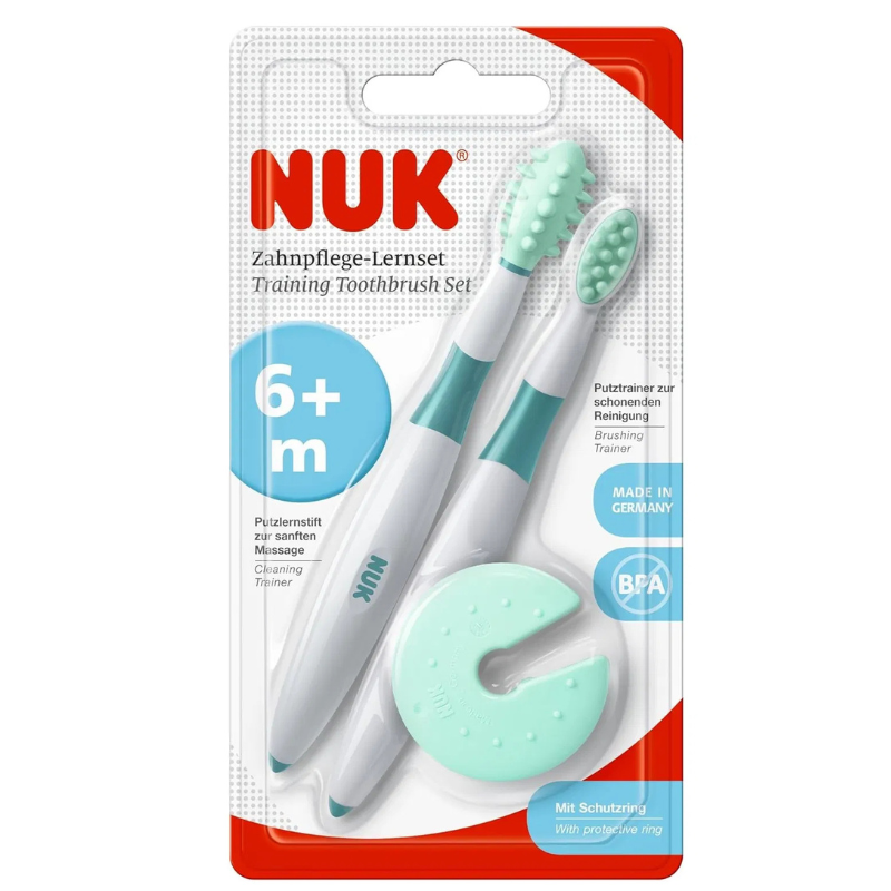 Nuk Set de brosses à dents éducatives 6m+