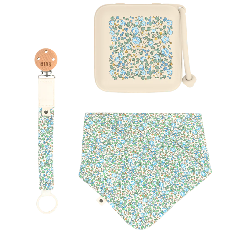 BIBS x LIBERTY Coffret Bébé Eloise - Ivory