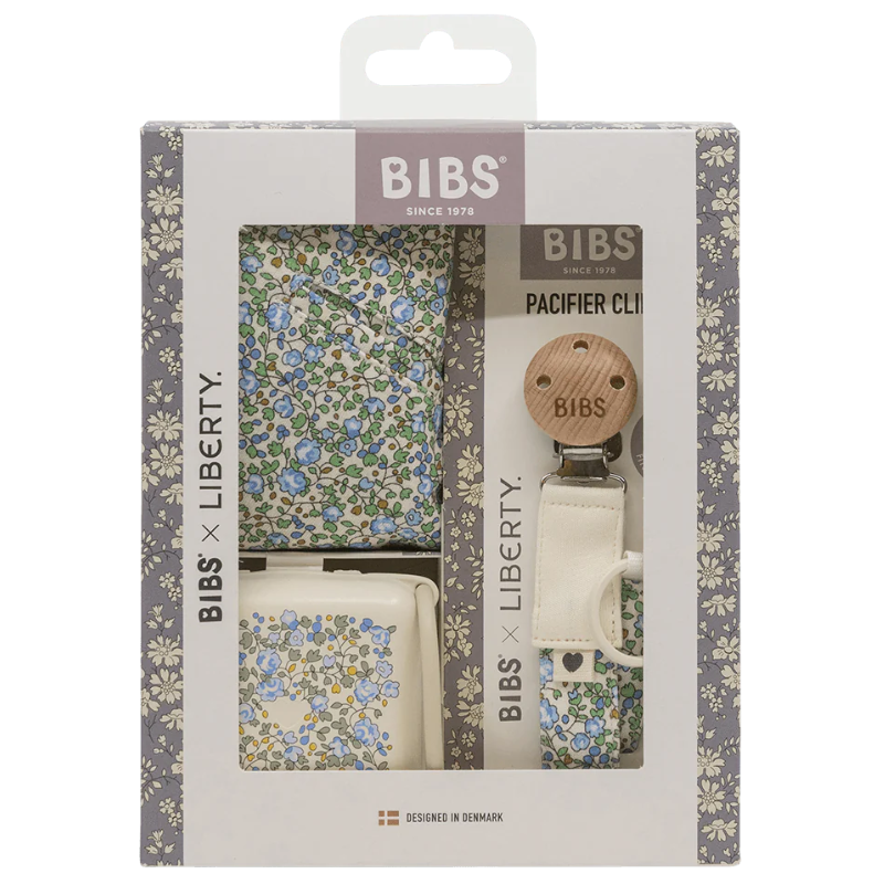 BIBS x LIBERTY Coffret Bébé Eloise - Ivory