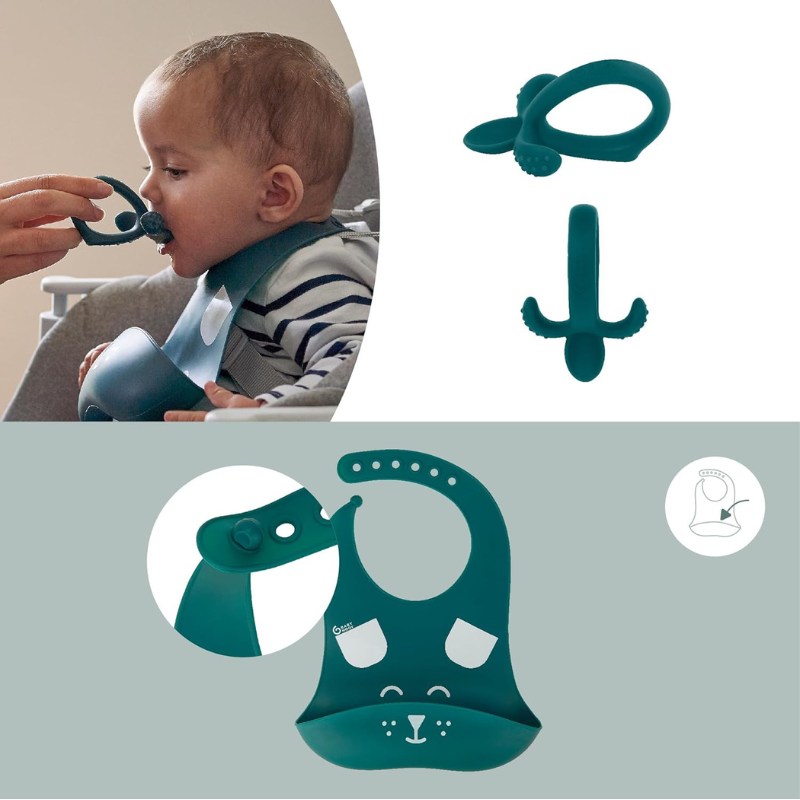 Babymoov Coffret Repas Bébé FIRST&#039;ISY Renard - Bleu