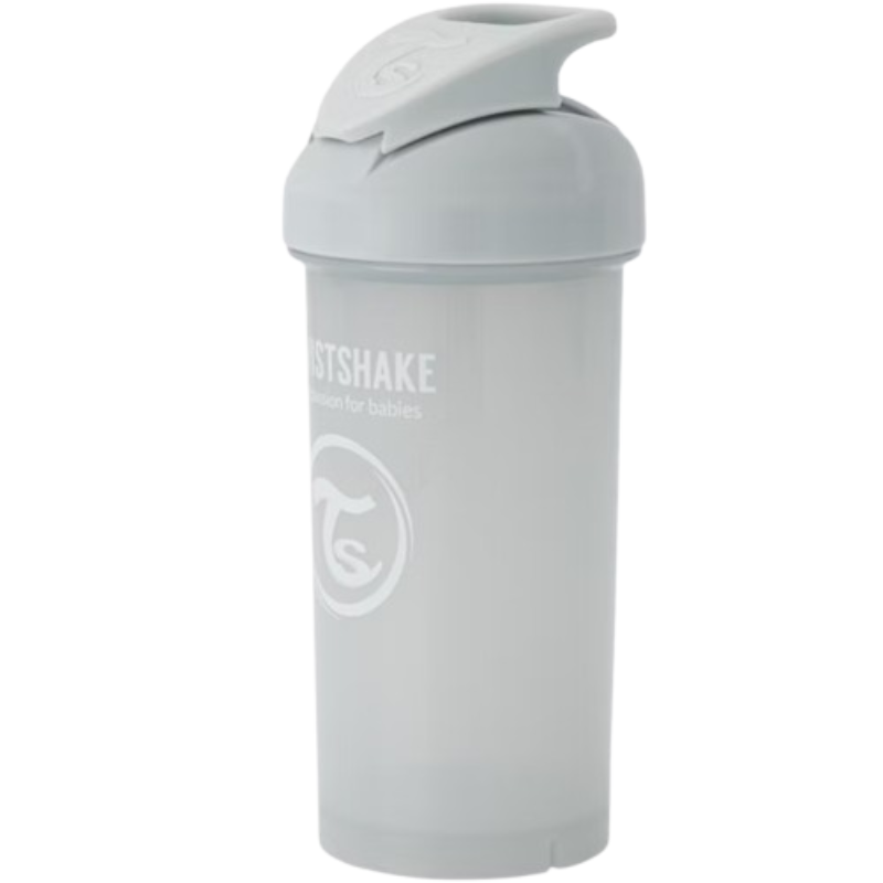 Gobelet à paille Twistshake 360 ​​ml - Grise- 6 mois plus