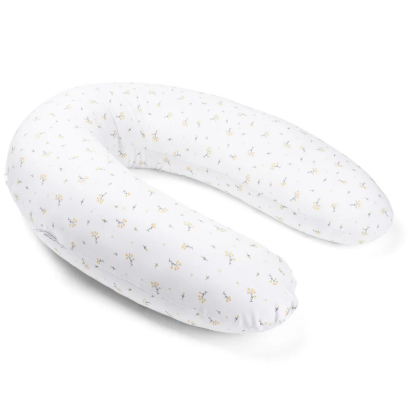Coussin d&#039;Allaitement et Maternité Buddy Fleur Douce Jaune - Doomoo