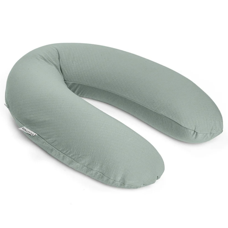 Coussin d'Allaitement et Maternité Buddy  Tetra Jersey Vert - Doomoo