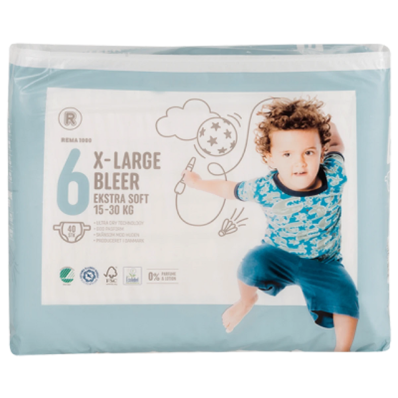 Couches REMA 1000 Taille XL