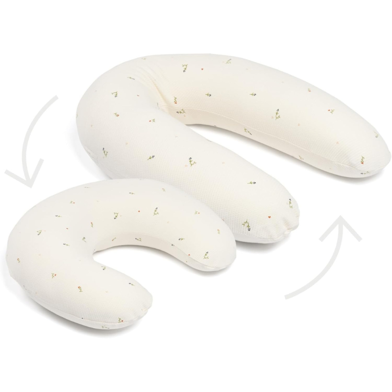 doomoo Coussin de Grossesse et d&#039;allaitement 2 en 1 Twisty - Beige