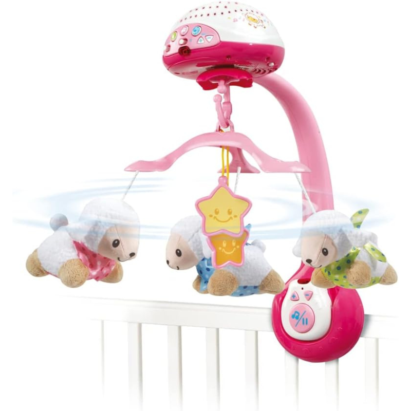 VTech - Lumi Mobile Compte-Moutons Rose