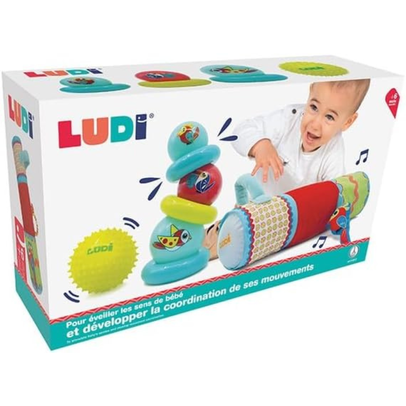 LUDI - Coffret Sensoriel D&#039;Éveil Bébé