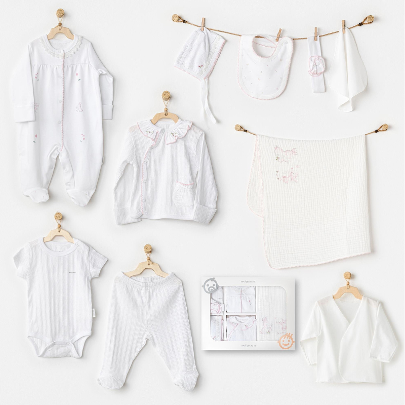 Andywawa  Ensemble de 10 pièces pour nouveau-né  pour bébé fille