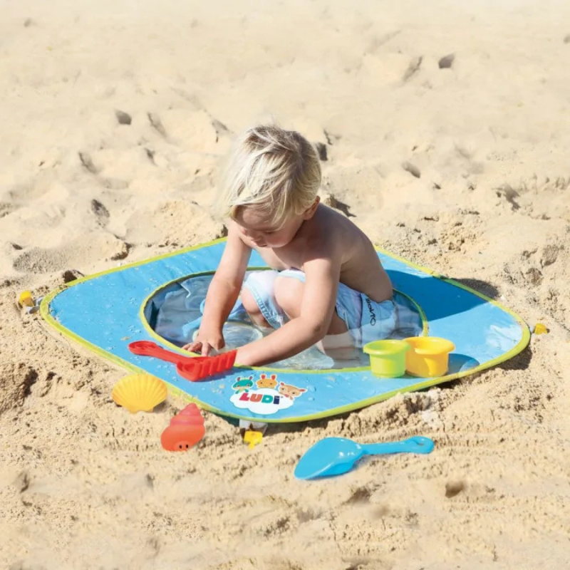 Ludi Piscine de Plage Pop-Up 10m+