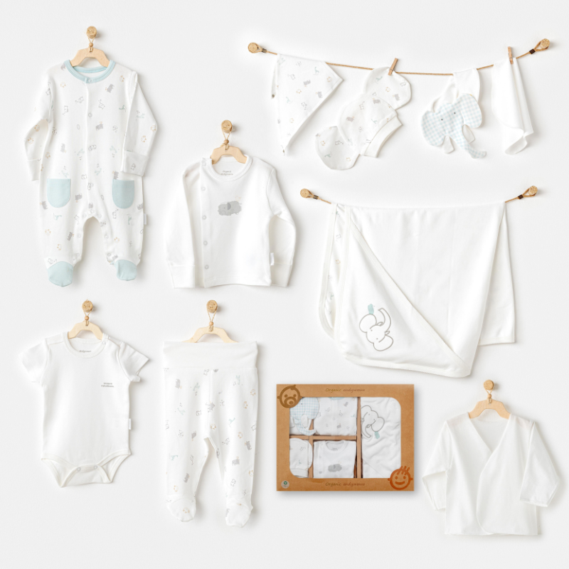 Andywawa Ensemble de 10 pièces pour nouveau-né, hôpital pour bébé garçon