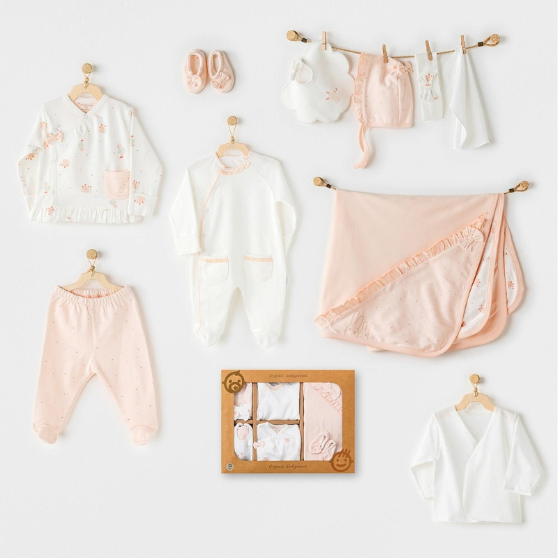 Andywawa Coffret nouveau-né  10 pièces de sortie d&#039;hôpital pour Fille