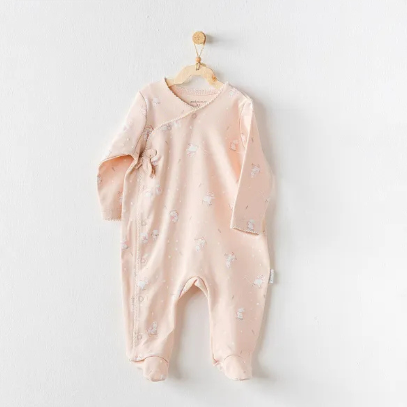 Andywawa Combinaison rose- modèle bébé lapins mignons