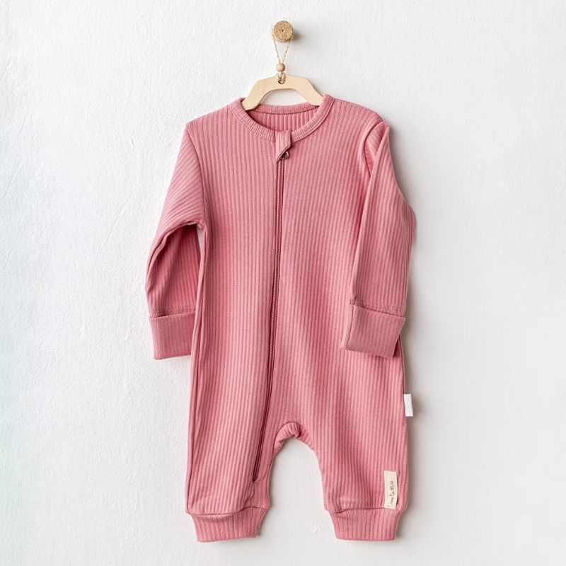 Andywawa Combinaison bébé basique Rose