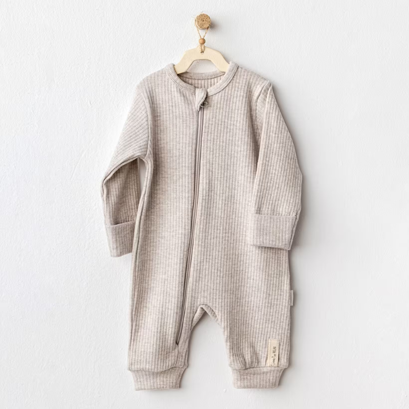 Andywawa Combinaison bébé basique Beige