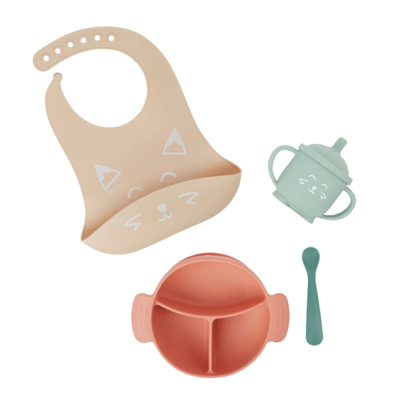 Coffret vaisselle en silicone - 15-24 mois - Babymoov