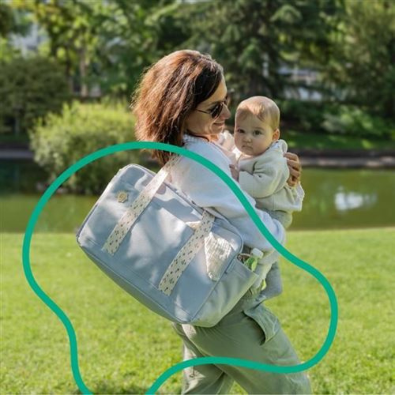 Badabulle Sac A Langer Bowling - Gris