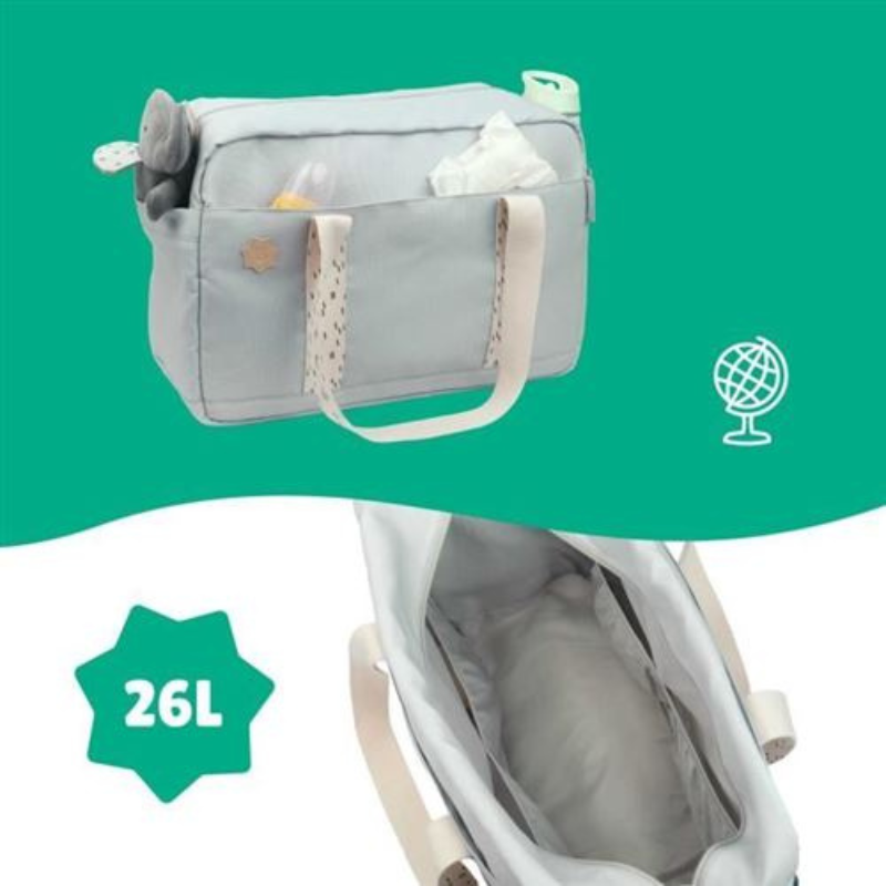 Badabulle Sac A Langer Bowling - Gris