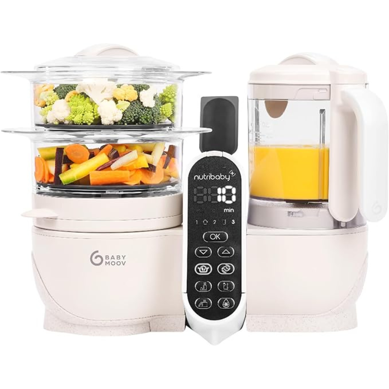 Robot cuiseur nutribaby (+) mineral beige babymoov