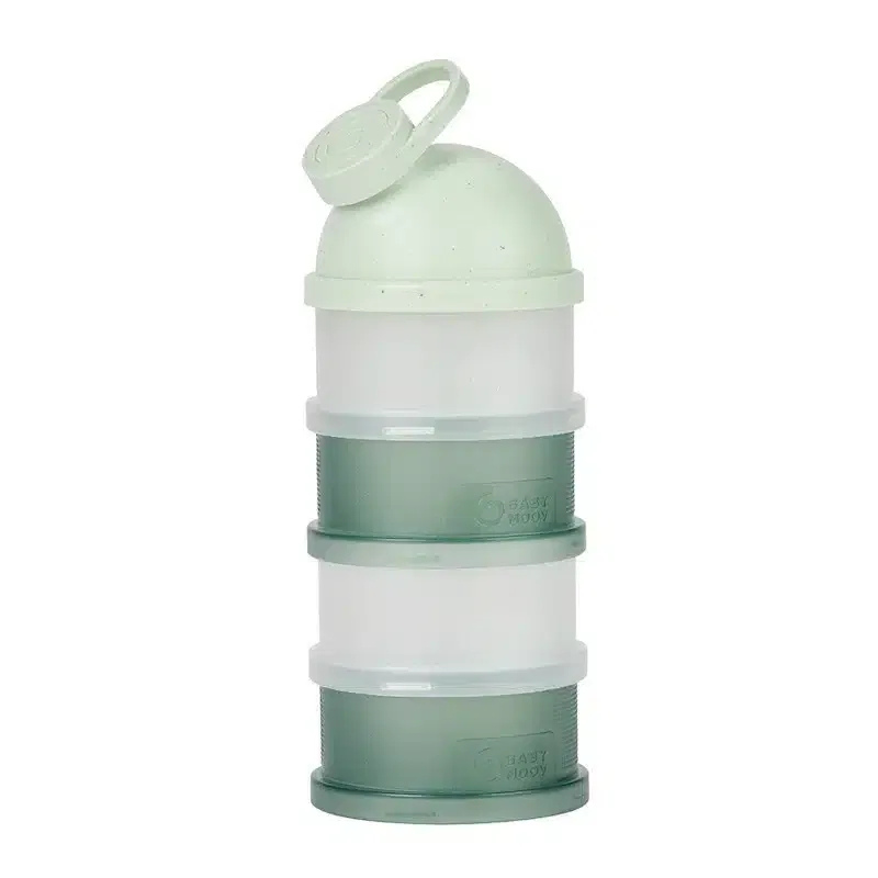 Babymoov Babydose – Boîte Doseuse Empilable pour Lait en Poudre vert