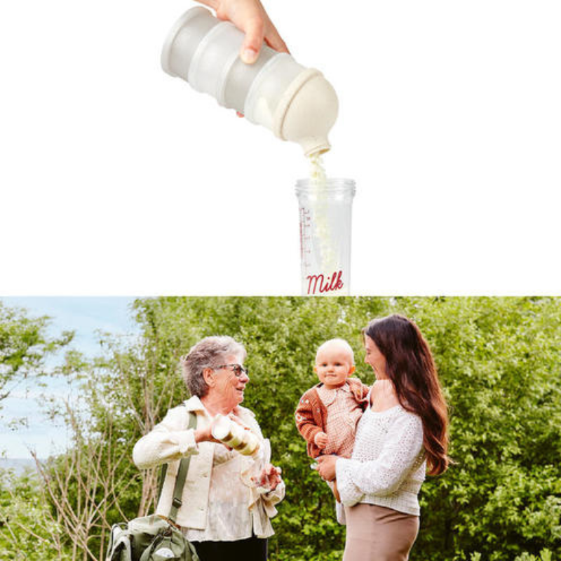 Boîtes doseuses de lait en poudre Babydose Mineral Beige - BABYMOOV