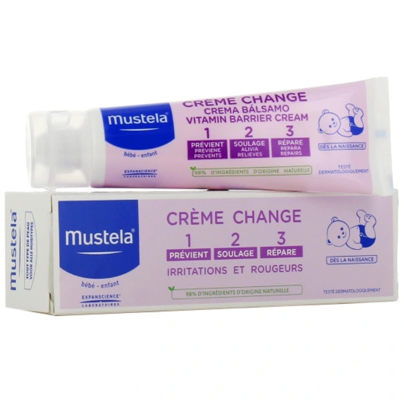 Mustela Crème change 1-2-3 Soin complet de l’épiderme fessier