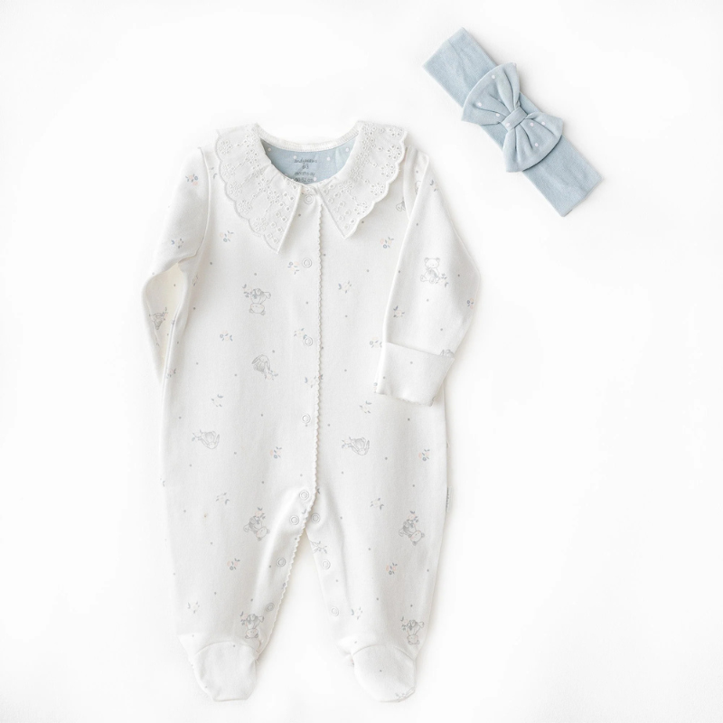 Ensemble barboteuse et bandeau - Andywawa