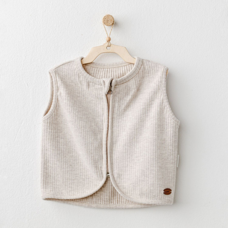 Gilet bébé basique Andywawa AC25208 Beige