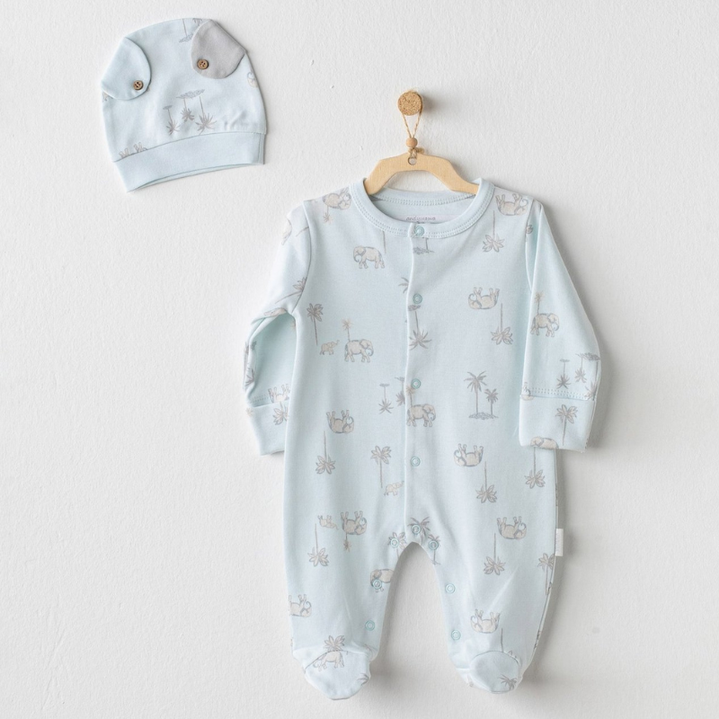 Ensemble barboteuse bébé Safari Andywawa AC23674