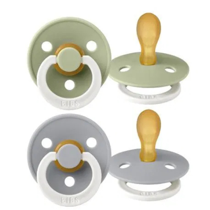 Bibs Lot de 2 Sucettes Symétrique Glow Sage / Cloud