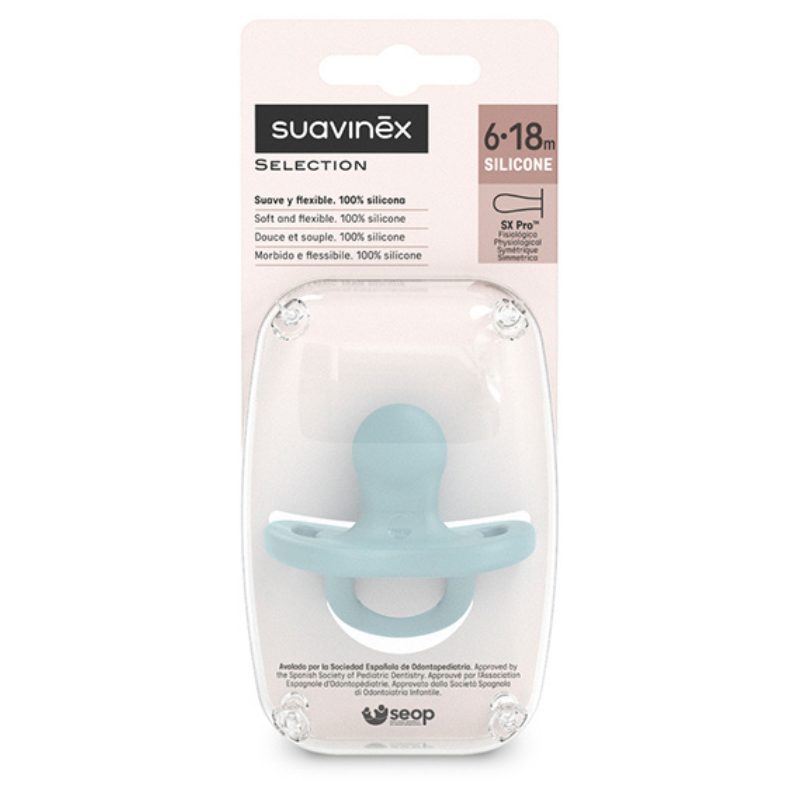Suavinex sucette anatomique réversible sxpro  bleu
