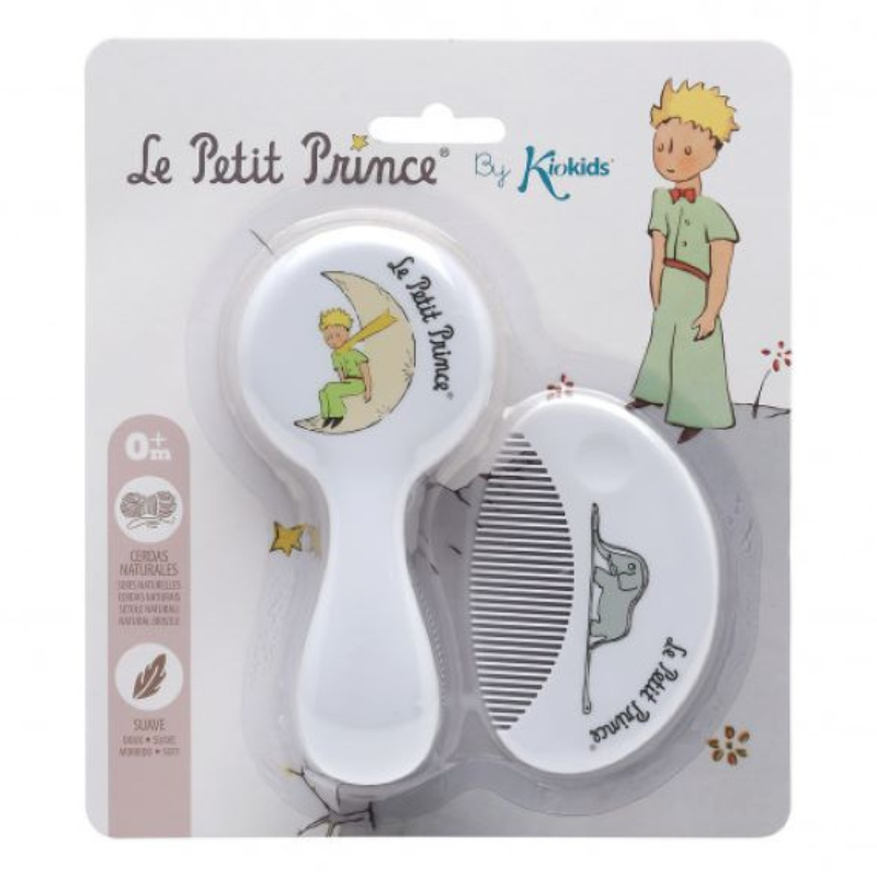 KIOKIDS Peigne et Brosse Naturel le Petit Prince