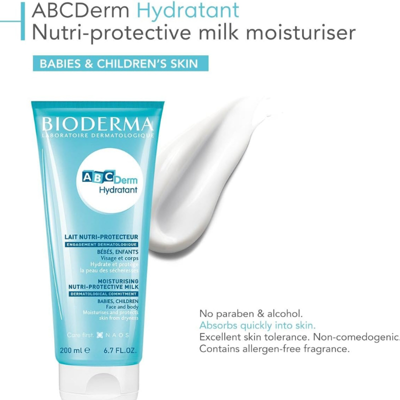 ABCDerm hydratant Lait Nutri-Protecteur 200 ml
