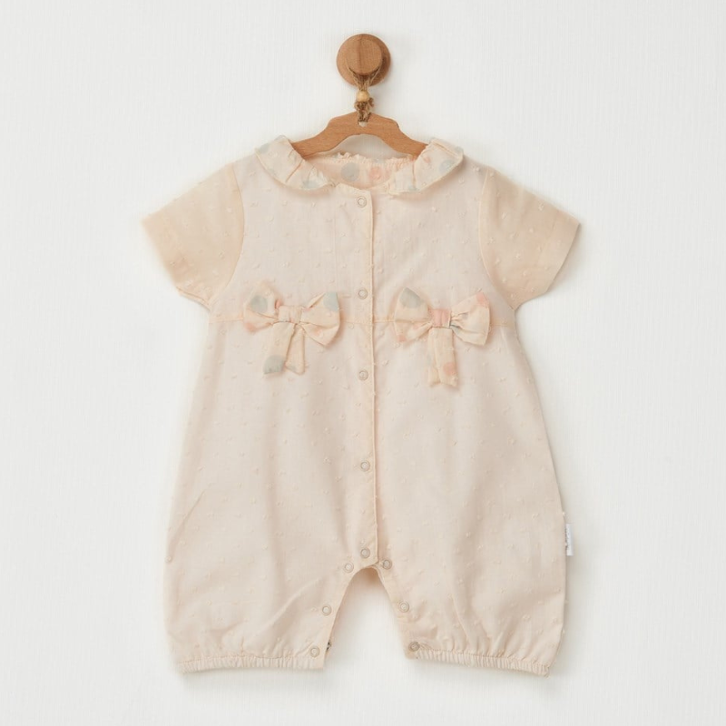 xx Andywawa AC22659 Combinaison bébé à pompons Crème vanille