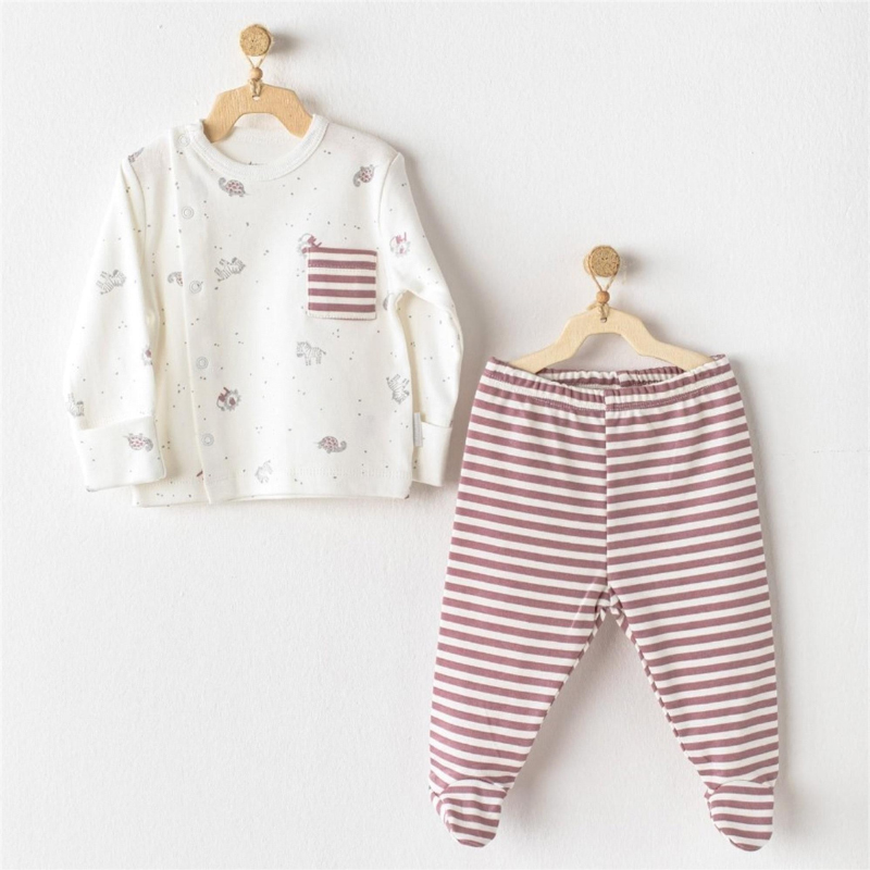 xx Andywawa Ac23687 Ensemble de 2 bodys pour bébé motif zèbre