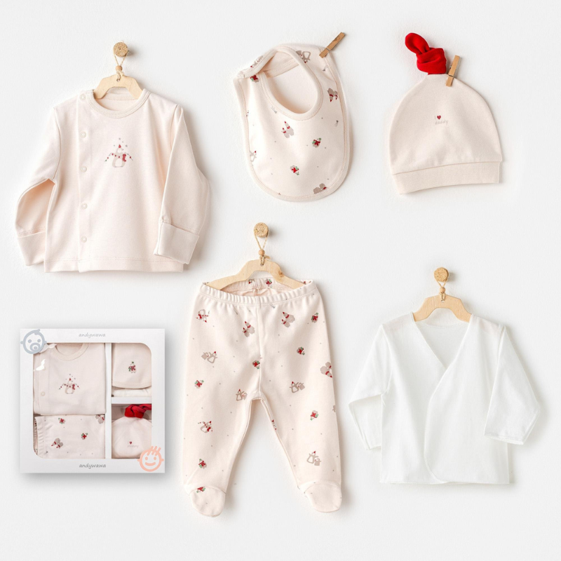 xx Andywawa Coffret de sortie d'hôpital 5 pièces Pingouin