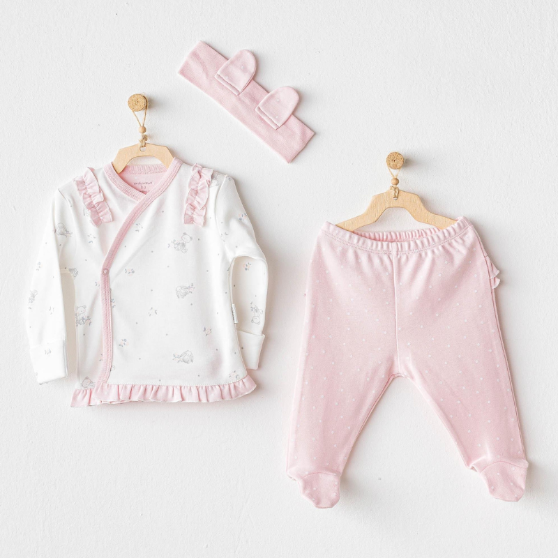 Andywawa Ensemble 3 pièces body bébé fille AC25647