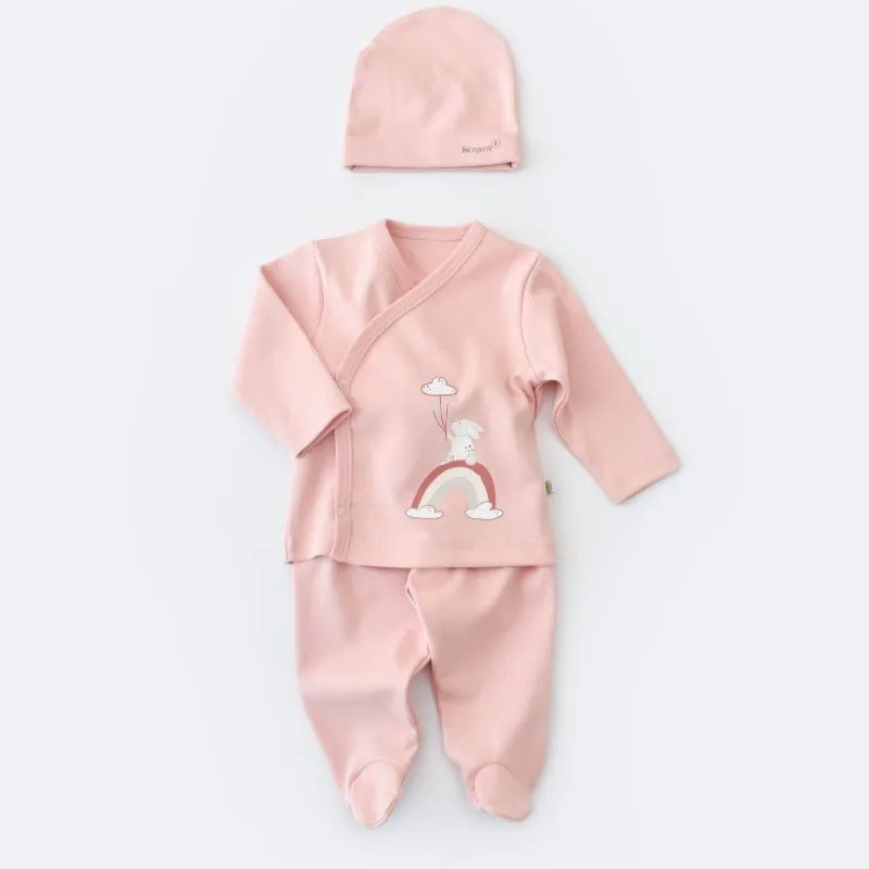 xx Andywawa Ensemble  pour bébé fille Rose - Biorganic
