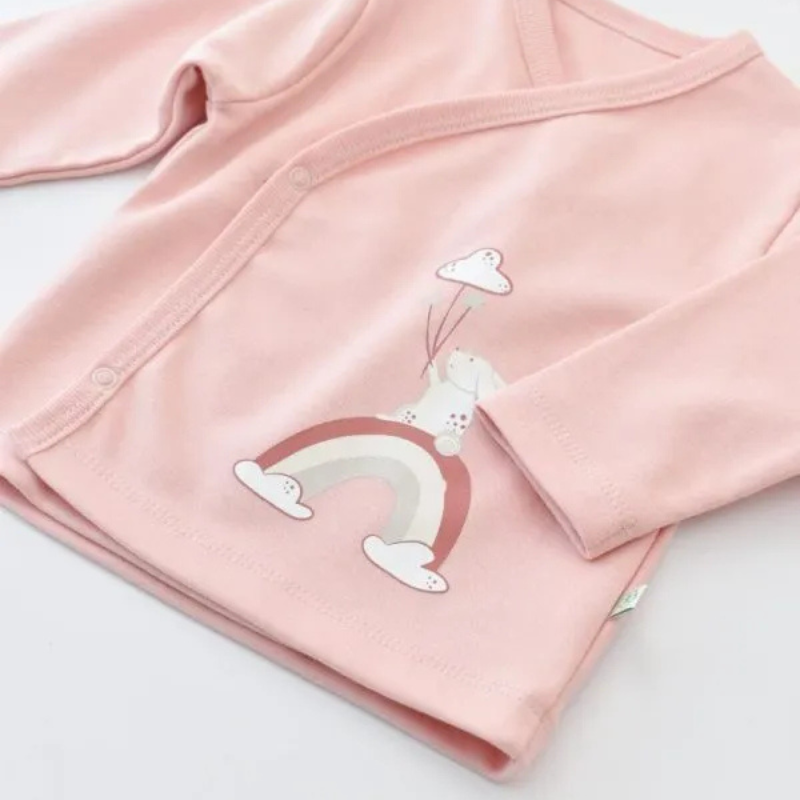 Andywawa Ensemble  pour bébé fille Rose - Biorganic