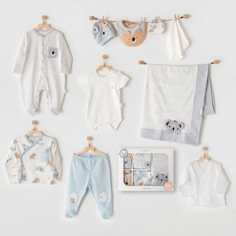 Andywawa  Koala 10 pièces Sortie d'hôpital Gris chiné