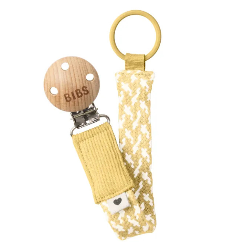 xx Attache-tétine BIBS - Beurre pâle/Ivoire