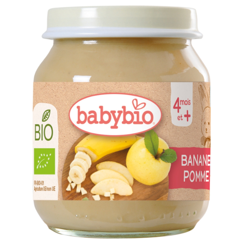BABYBIO BIO Purée de fruits Pommes et Banane
