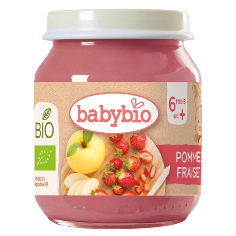 xx Babybio fraises, pommes et myrtilles confites 130 g