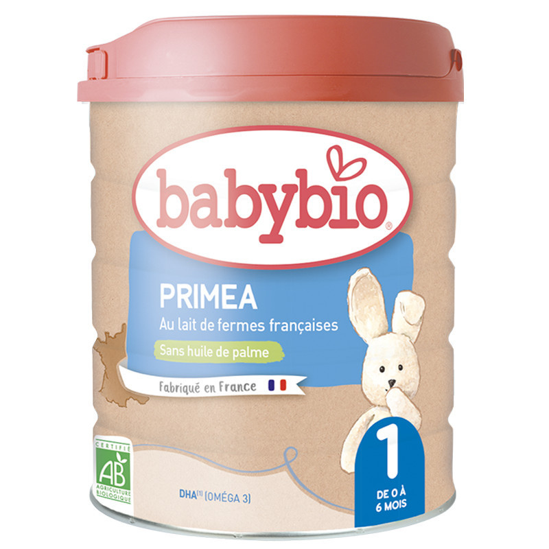 xx Babybio Lait en poudre 1er âge Primea 1 au lait de vache 800g