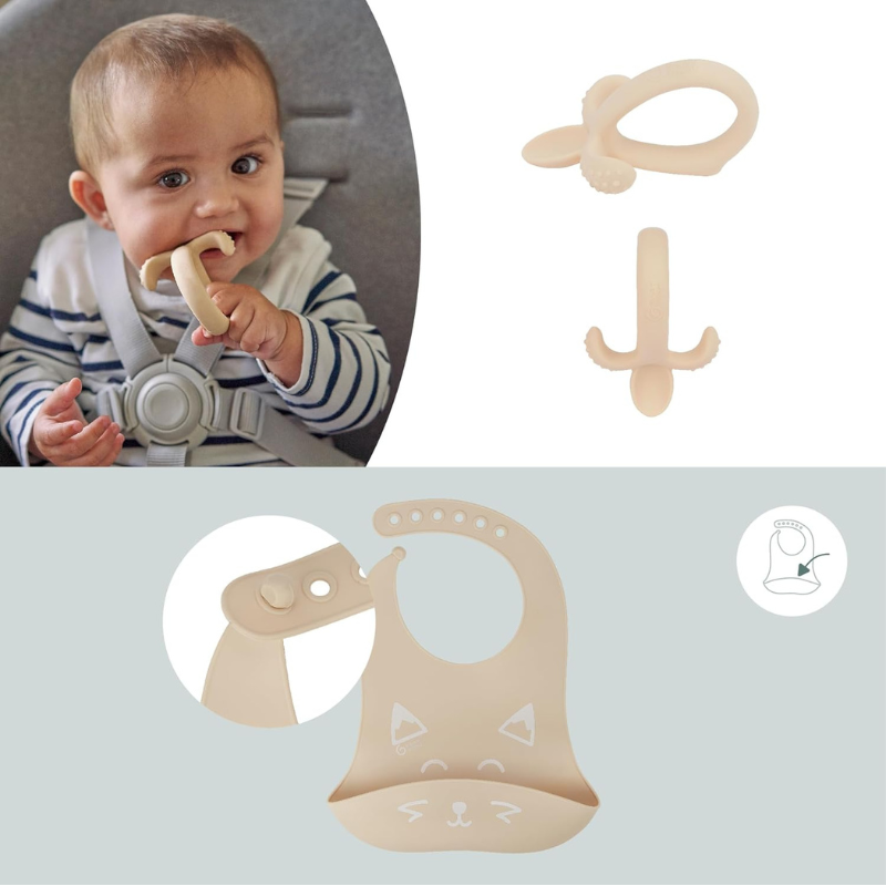 Babymoov Coffret Repas Bébé FIRST'ISY Renard - Beige