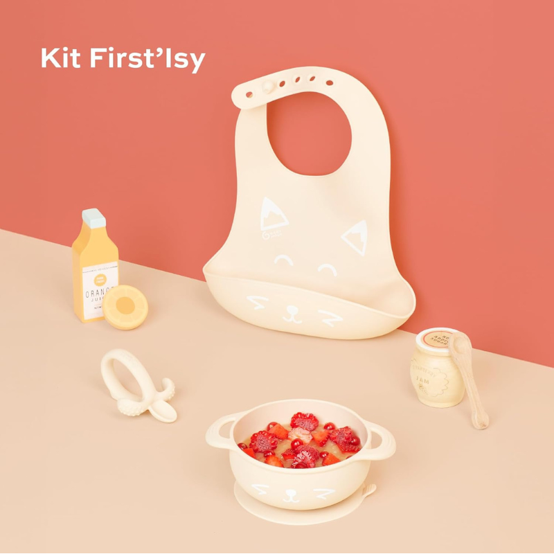 Babymoov Coffret Repas Bébé FIRST'ISY Renard - Beige